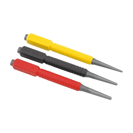 Stanley® DynaGrip™ 3-dílná sada opláštěných průbojníků