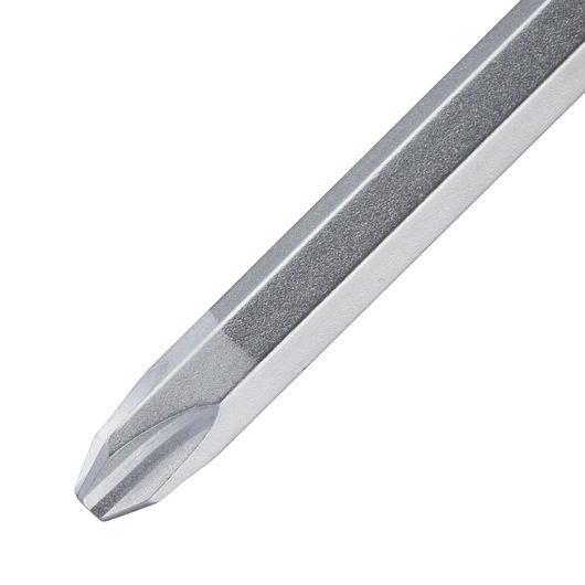 STANLEY FMHT0-62623 Phillips screwdriver tip close-up on white background, silver metal finish.