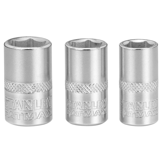 Stanley® Fatmax® Sada 1/4" 6hr. hlavic - 8-9-10 mm
