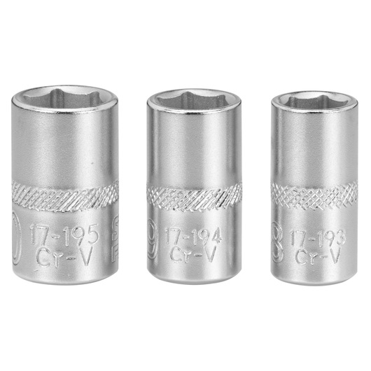 Stanley® Fatmax® Sada 1/4" 6hr. hlavic - 8-9-10 mm
