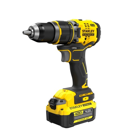 STANLEY® FATMAX® V20 Aku bezuhlíková vrtačka s příklepem 18 V, 2 x 4.0 Ah