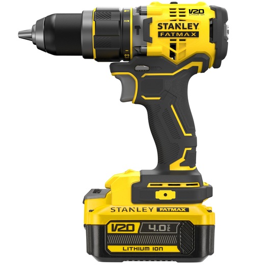 STANLEY® FATMAX® V20 Aku bezuhlíková vrtačka s příklepem 18 V, 2 x 4.0 Ah