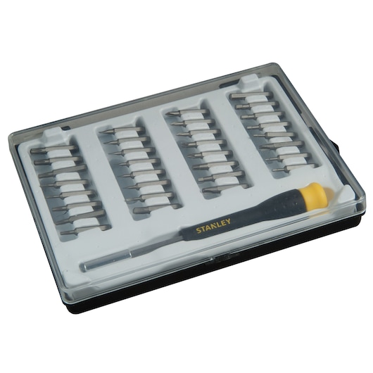 Stanley® 32dílná sada přesných šroubováků s vyměnitelnými bity