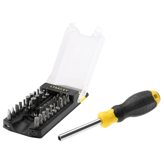 Stanley® 34dílná sada nástavce s bity