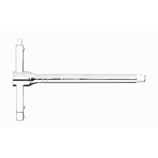 STANLEY STHT80872-0 T-handle socket wrench, chrome finish, top view, product photography.