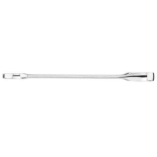 STANLEY STMT89912-0 chrome pry bar, straight, photography, side angle on white background.